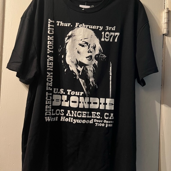 Black Blondie Graphic T-Shirt - Picture 1 of 2